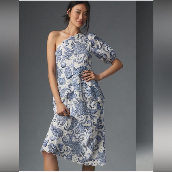 Farm Rio Anthropologie One Shoulder Dress
LL14 - Picture 1 of 9